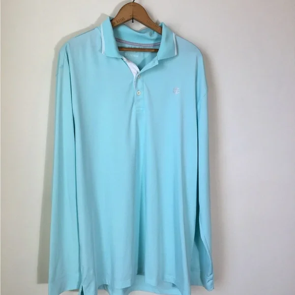 Coolibar Men’s Erodym Long Sleeve UPF 50 Golf‎ Polo - Picture 5 of 6